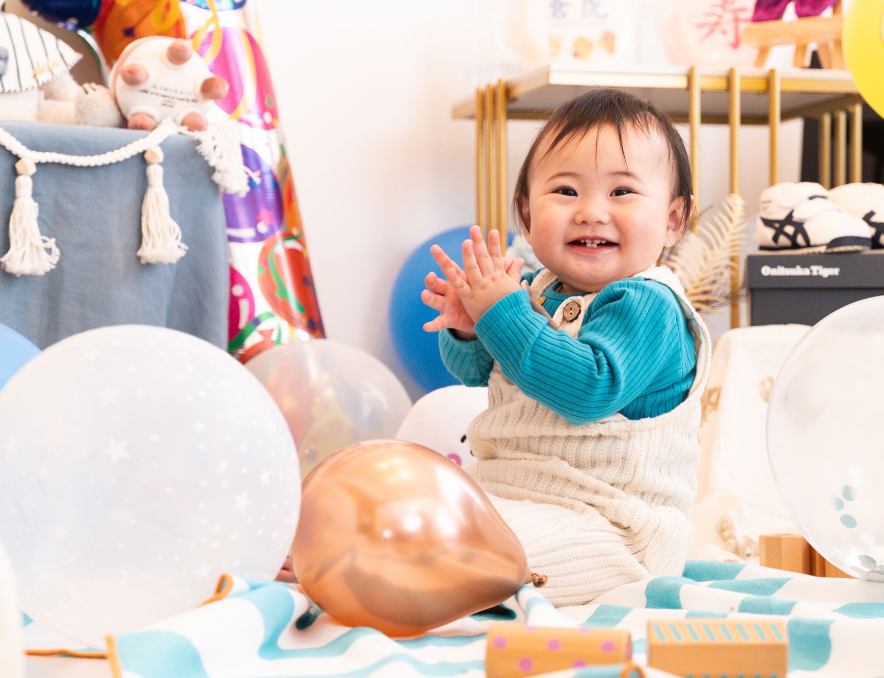 1歳の誕生日記念撮影